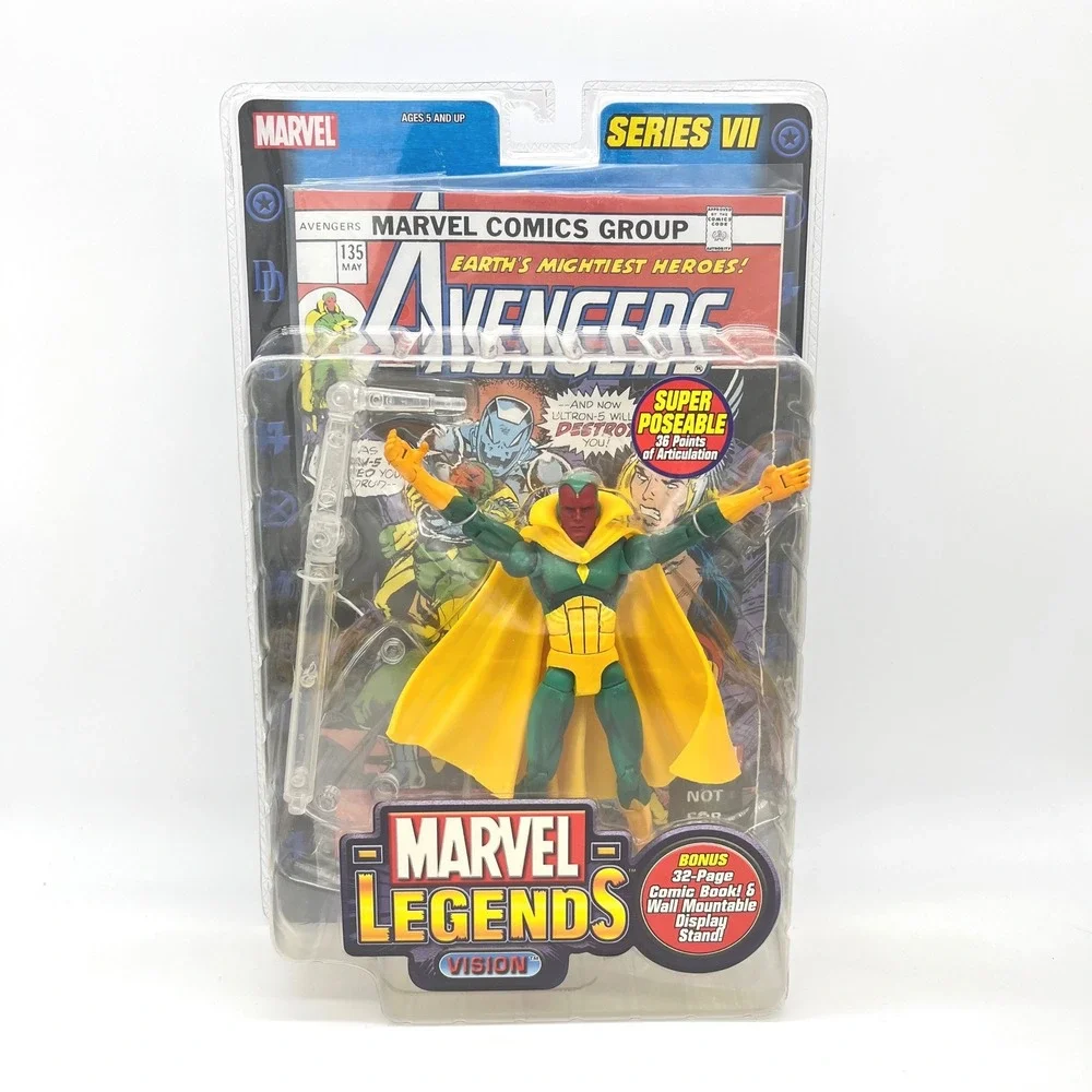Marvel Legends Series VII Vision Action Figure Toy Biz Avengers Comic Book New